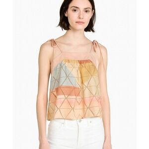 ANTHROPOLOGIE‎ by AKEMI + KIN Abstract Geo Tank Top Size S
